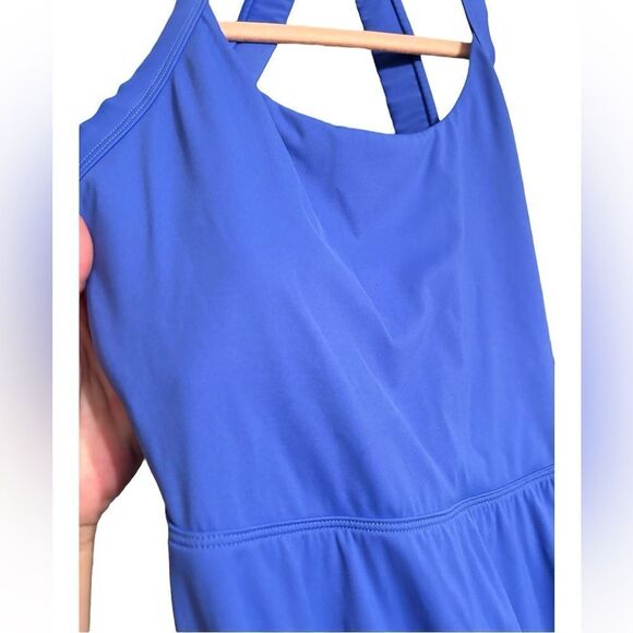 Backless Active Dress Blue - Picture 6 of 9